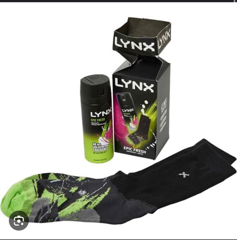 Lynx Epic Fresh Body spray And Socks Set