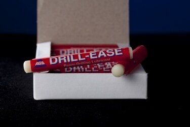 Drill Ease Wax Stick Paper Drill Lubricant - Box of 24