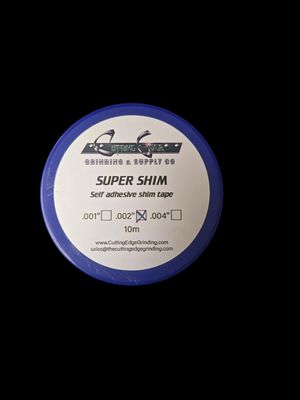 .002" Stainless Steel Self-Adhesive Shim Tape - 10 Meter Roll