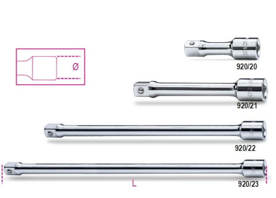 920/20÷920/23 PROLUNGHE CON ATTACCHI
