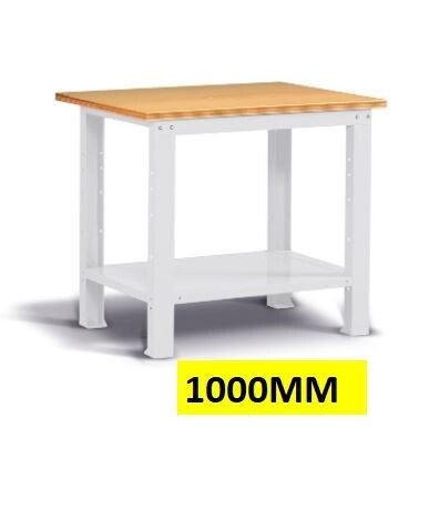 BANCO DA LAVORO CON PIANO IN LEGNO