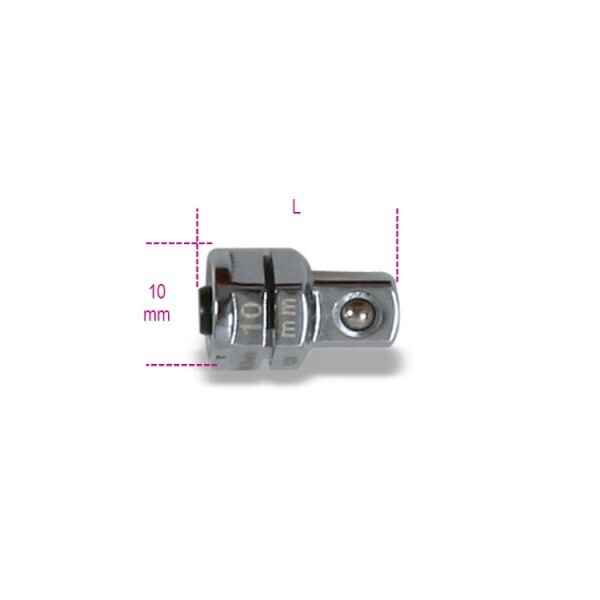ADATTATORE A SGANCIO RAPIDO 1/4" PER CHIAVE 10mm