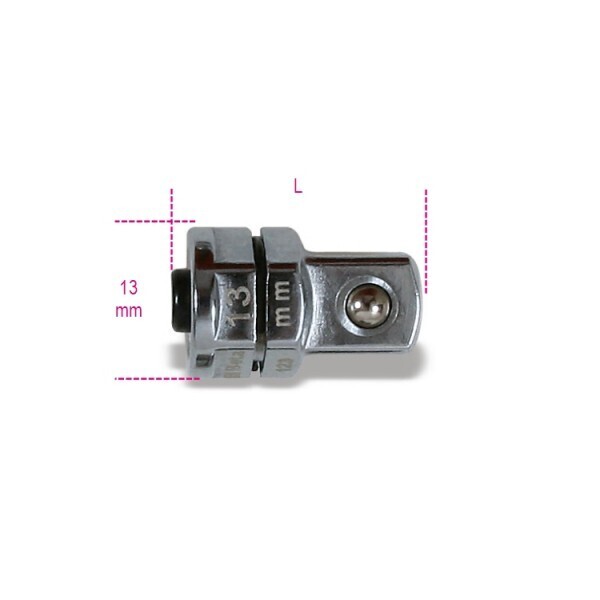 ADATTATORE A SGANCIO RAPIDO 3/8" PER CHIAVI 13mm