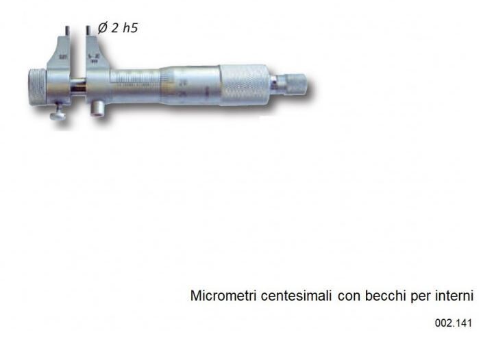 MICROMETRO INTERNI CON BECCHI C/ANELLO 5
