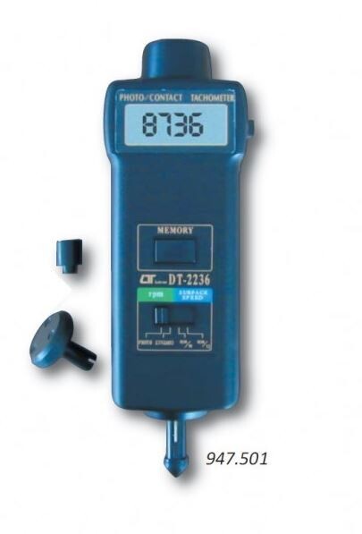 Contagiri digitali RPM - Ottici - Contatto - Contametri mm/m