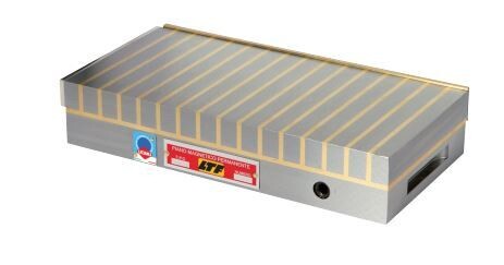 PIANI MAGNETICI PERMANENTI A DOPPIO MAGNETE PER FRESATURA FORZA POLARE VERTICALE NOMINALE 180 N/cm2