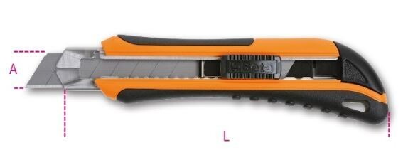 Cutter 18mm fornito con 6 lame