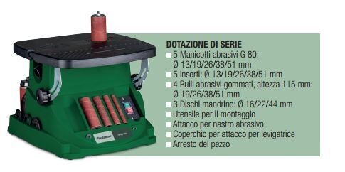 LEVIGATRICI a mandrino oscillante e a nastro