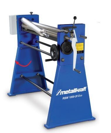 CALANDRA manuale con 3 rulli asimmetrici