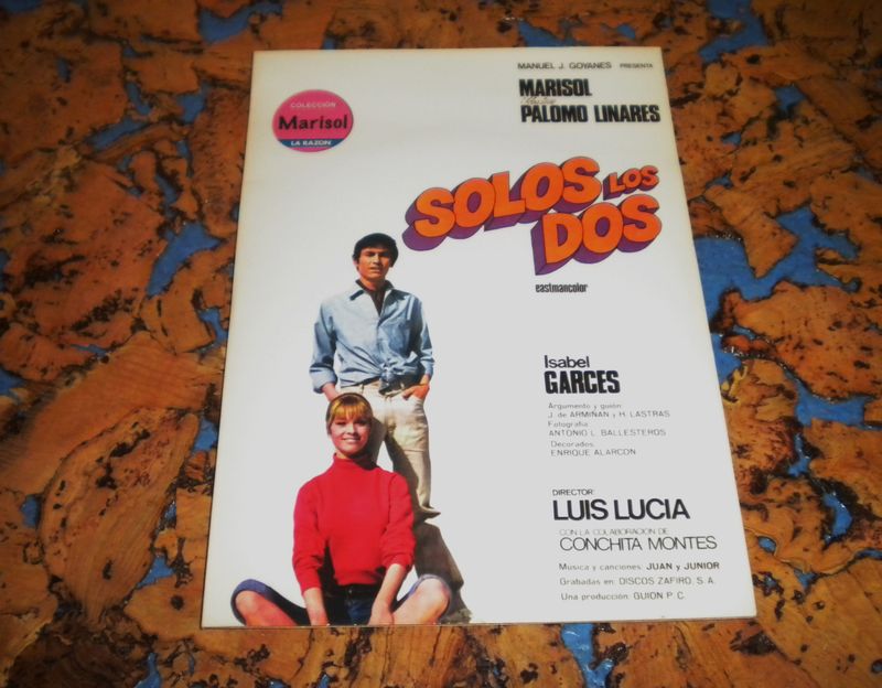 DVD. PELÍCULA: SOLOS LOS DOS. MARISOL. CINE ESPAÑOL.