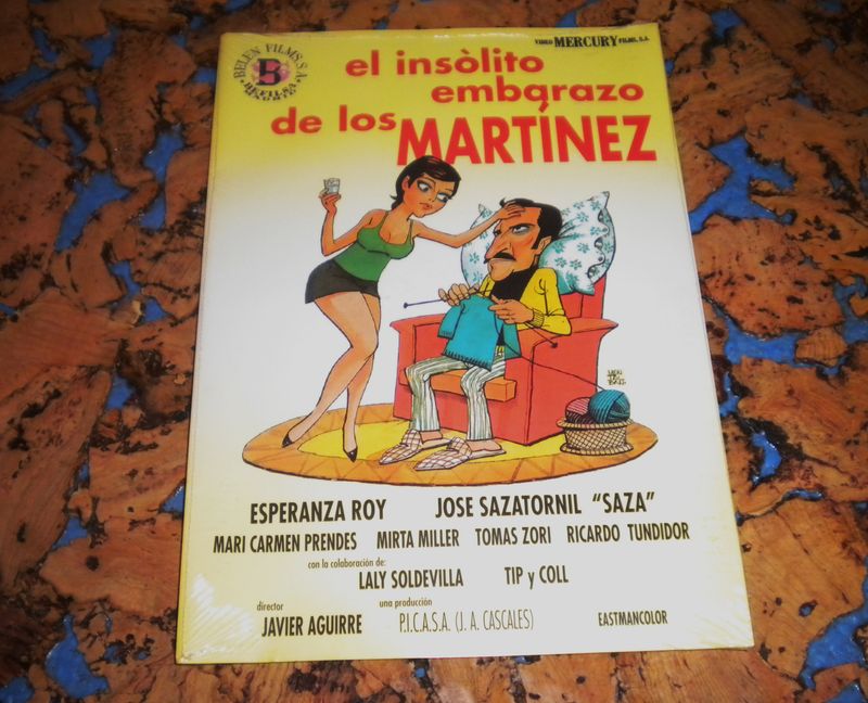 DVD. PELÍCULA: EL INSÓLITO EMBARAZO DE LOS MARTÍNEZ. ESPERANZA ROY. CINE ESPAÑOL.