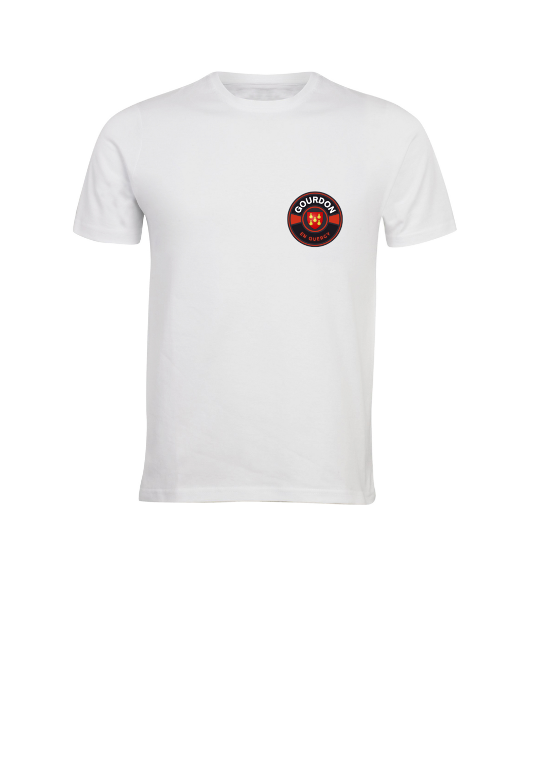 T SHIRT BLANC GOURDON "COEUR"