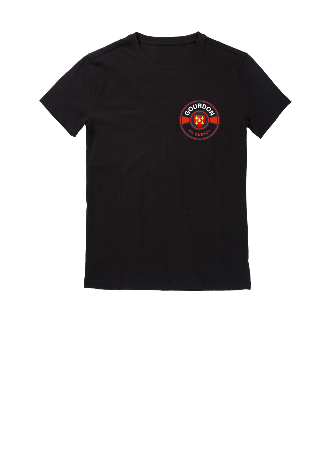 T SHIRT NOIR GOURDON "COEUR"