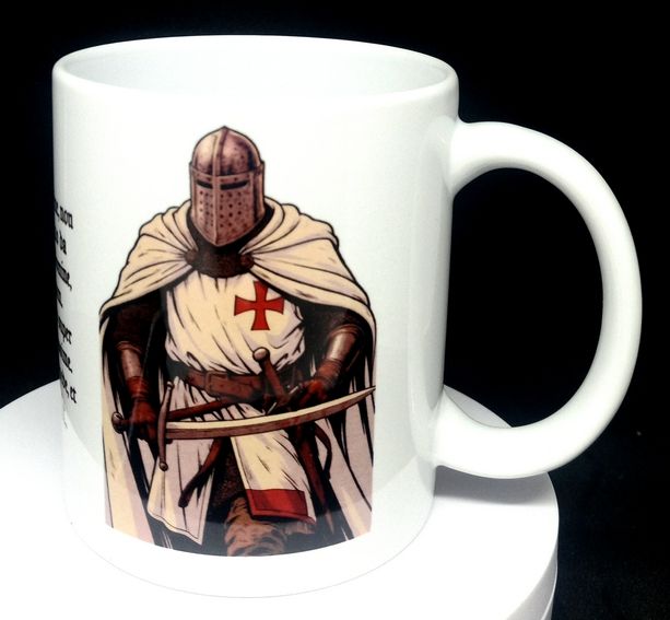 Mug Templier -avec prière– Commanderie Géraud de Causse