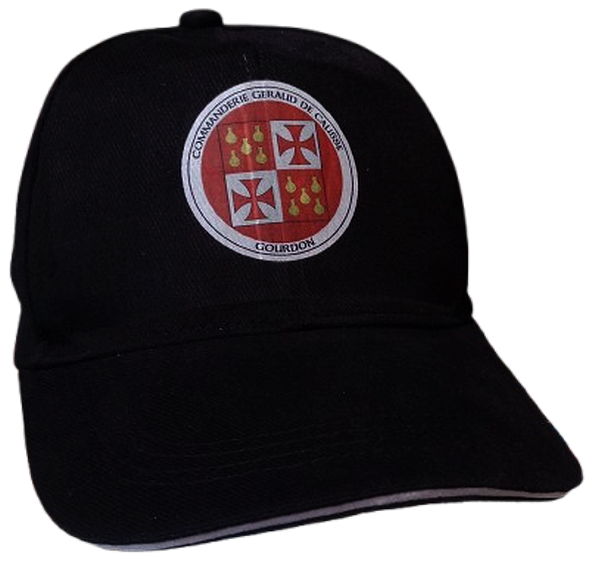 CASQUETTE NOIRE COMMANDERIE GERAUD DE CAUSSE