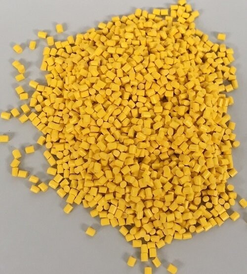 Masterbatch / Farbkonzentrat  50g Farbe: gelb Trägermaterial: PLA