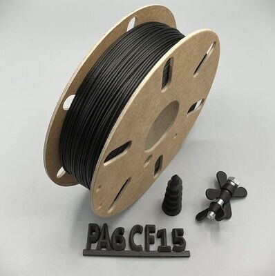 PA6 CF15 Nylon - Carbon Filament 500g 1,75mm Made in Germany PA6 CF15 Nylon - Carbon Filament 500g 1,75mm Made in Germany