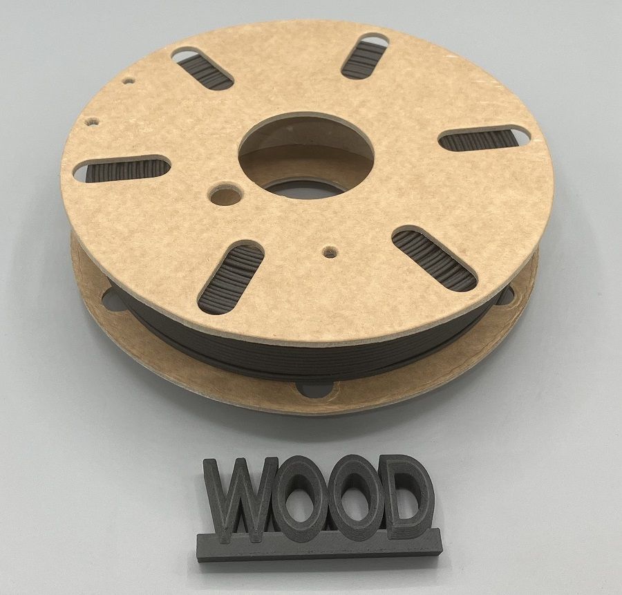 Wood / Holz Filament Farbe: schwarz 500g 1,75mm Made in Germany