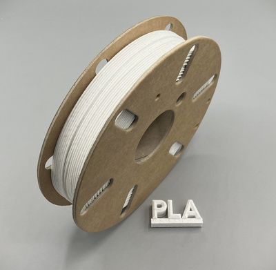 PLA HH Filament 1,75mm weiß - Flitter Made in Germany
