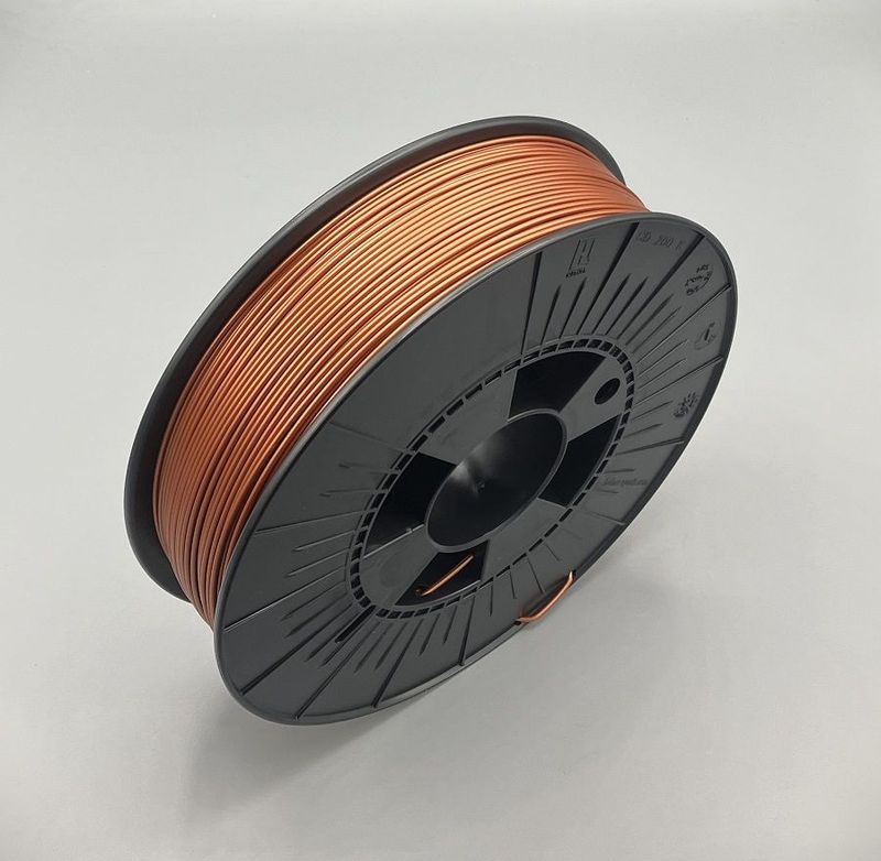 PLA + Filament 0,8 Kg 1,75mm Kupfer Made in Germany PLA + Filament 0,8 Kg 1,75mm Kupfer Made in Germany