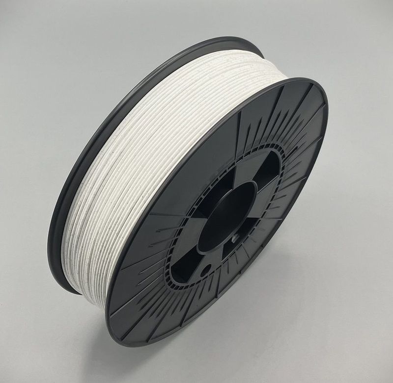 PLA + Filament 0,8 Kg 1,75mm weiß - Flitter Made in Germany