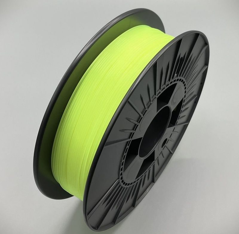 PA12 L25 Nylon Filament gelb Ral 1026 500g 1,75mm Made in Germany PA12 L25 Nylon Filament gelb Ral 1026 500g 1,75mm Made in Germany