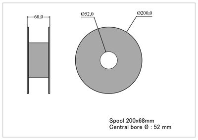PETG weiß 1Kg 1,75mm Made in Germany PETG weiß 1Kg 1,75mm Made in Germany