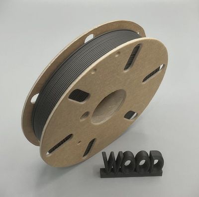 Wood / Holz PLA Filament Farbe: schwarz 500g 1,75mm Made in Germany