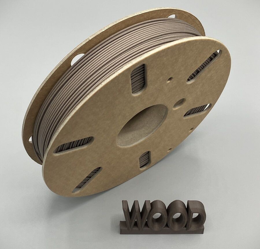 Wood / Holz PLA Filament Dunkelbraun 500g 1,75mm Made in Germany