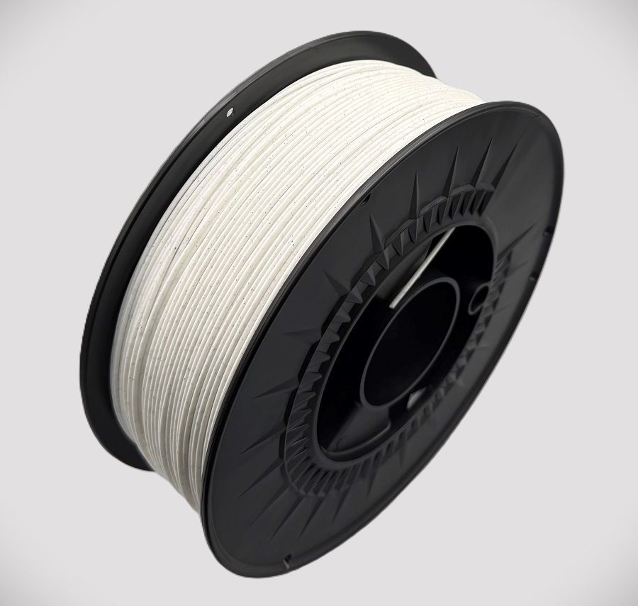 PLA + Filament 1 Kg 1,75mm weiß - Flitter Made in Germany PLA + Filament 1 Kg 1,75mm weiß - Flitter Made in Germany