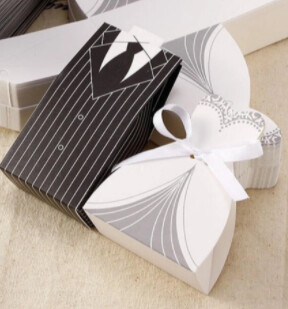 20 boîtes de bonbons à fête de mariage