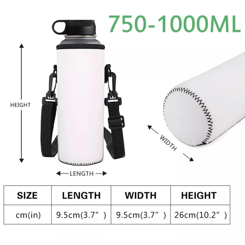 Afro Lady Water bottle Carrier