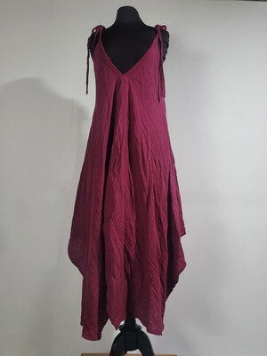 Summer Dress- Wine color