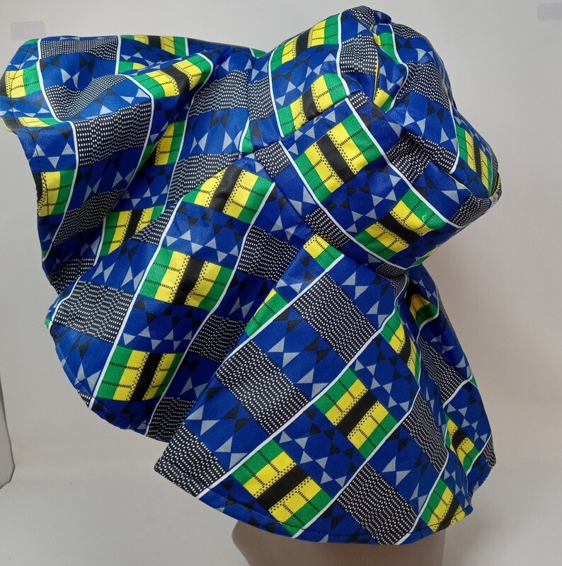 Kente SunHat/ Matching Purse