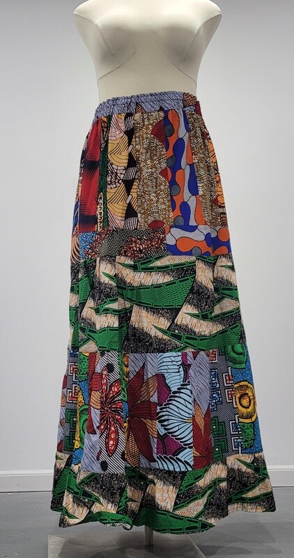 Patch long Skirt