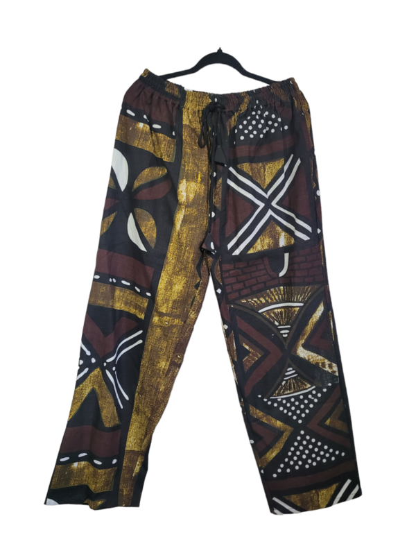 Mud cloth pants
