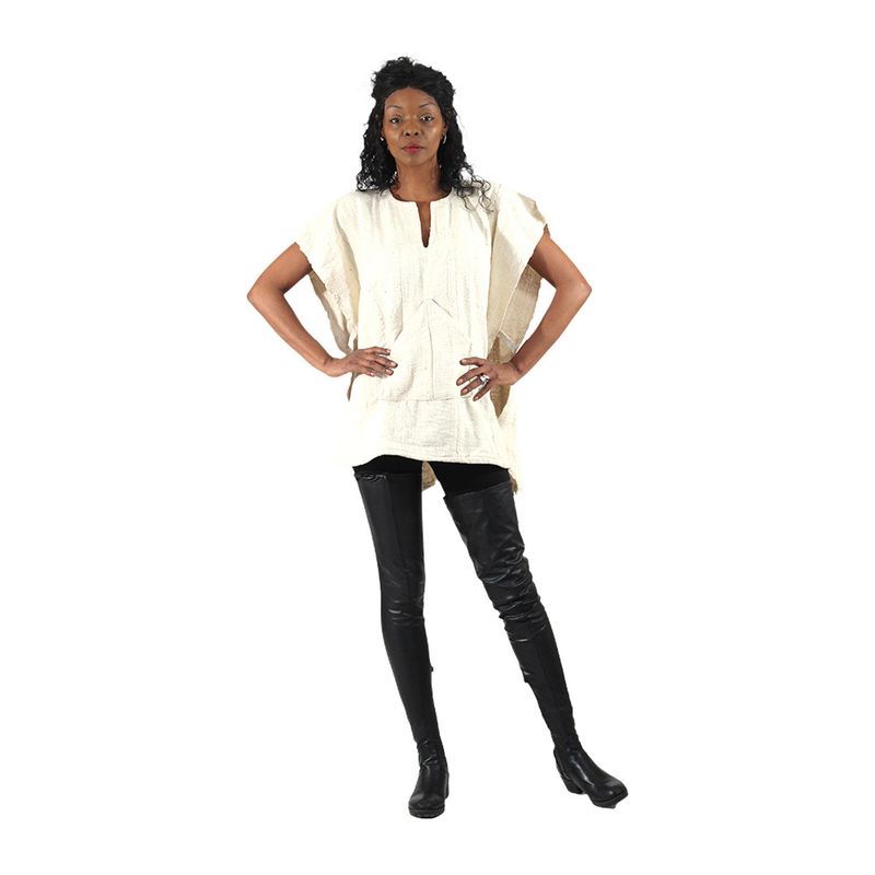 Mud cloth Poncho