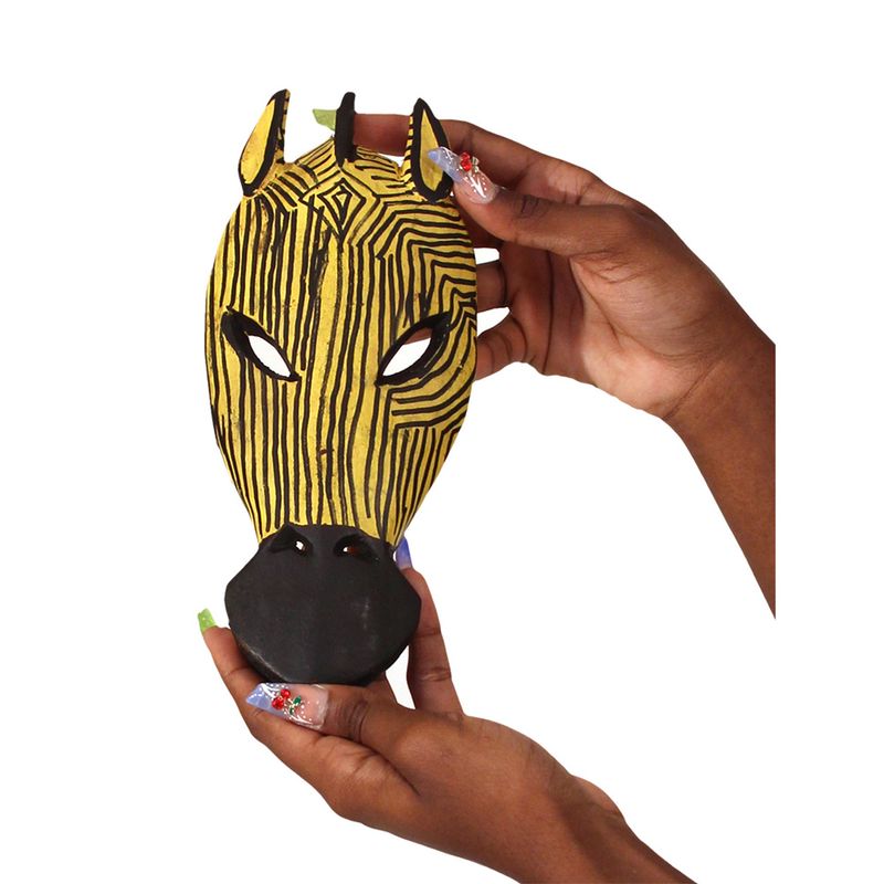 Zebra Mask 8"