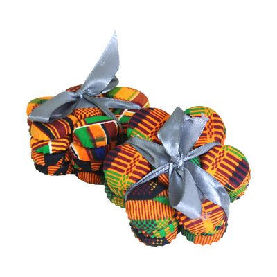 African-Made Kente Coaster Set (Set Of 4)
