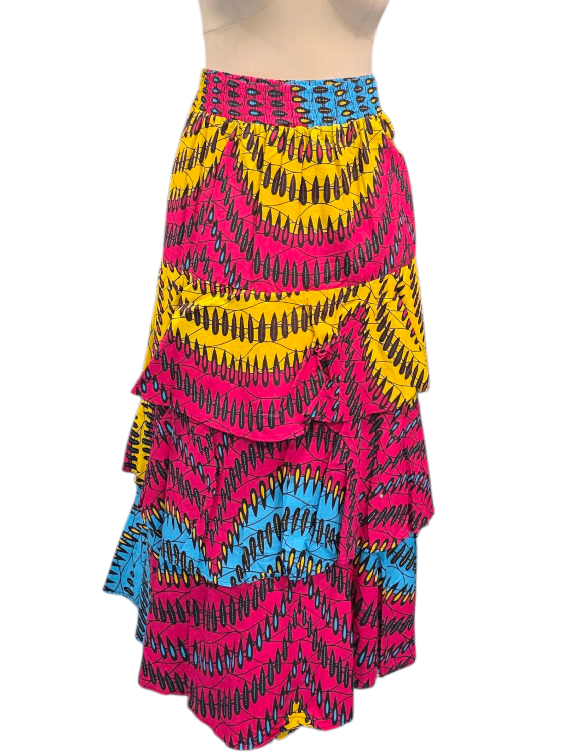 Multi color Ruffle skirt