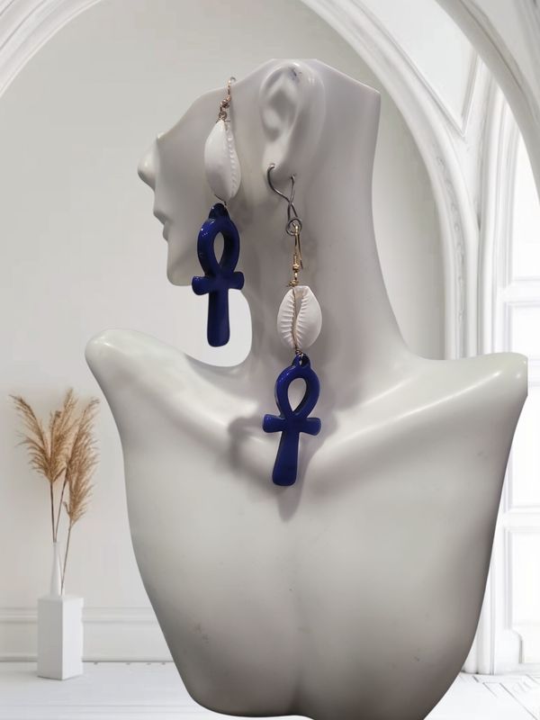 Royal blue ankh