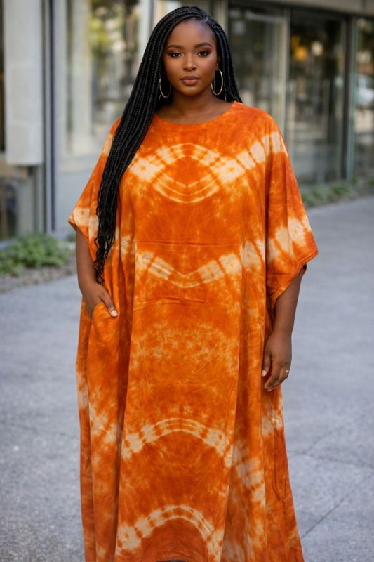 Orange kaftan