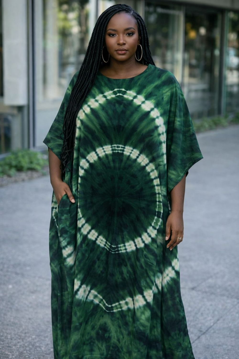 Green kaftan