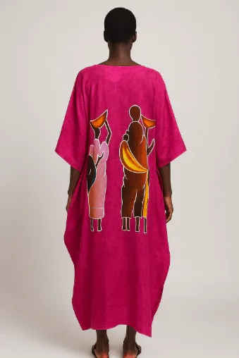 Kaftan Fushia