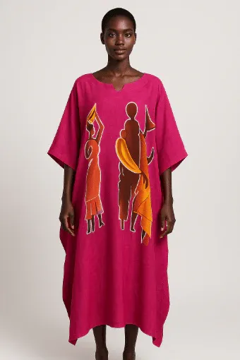 Kaftan Fushia