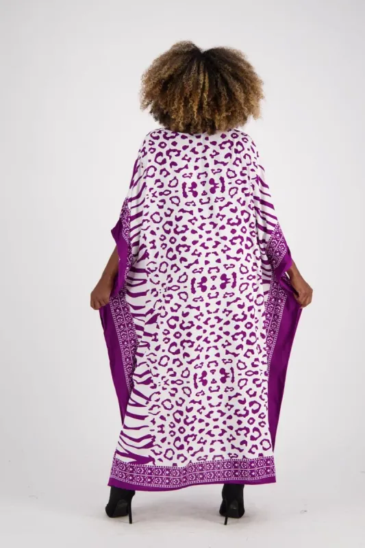Purple Zebra print