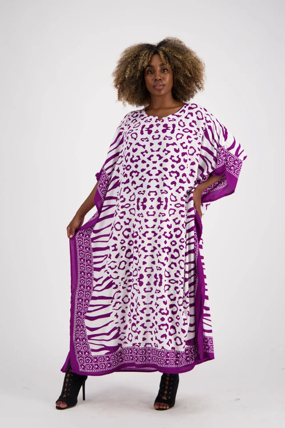 Purple Zebra print