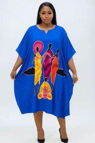 Blue Kaftan