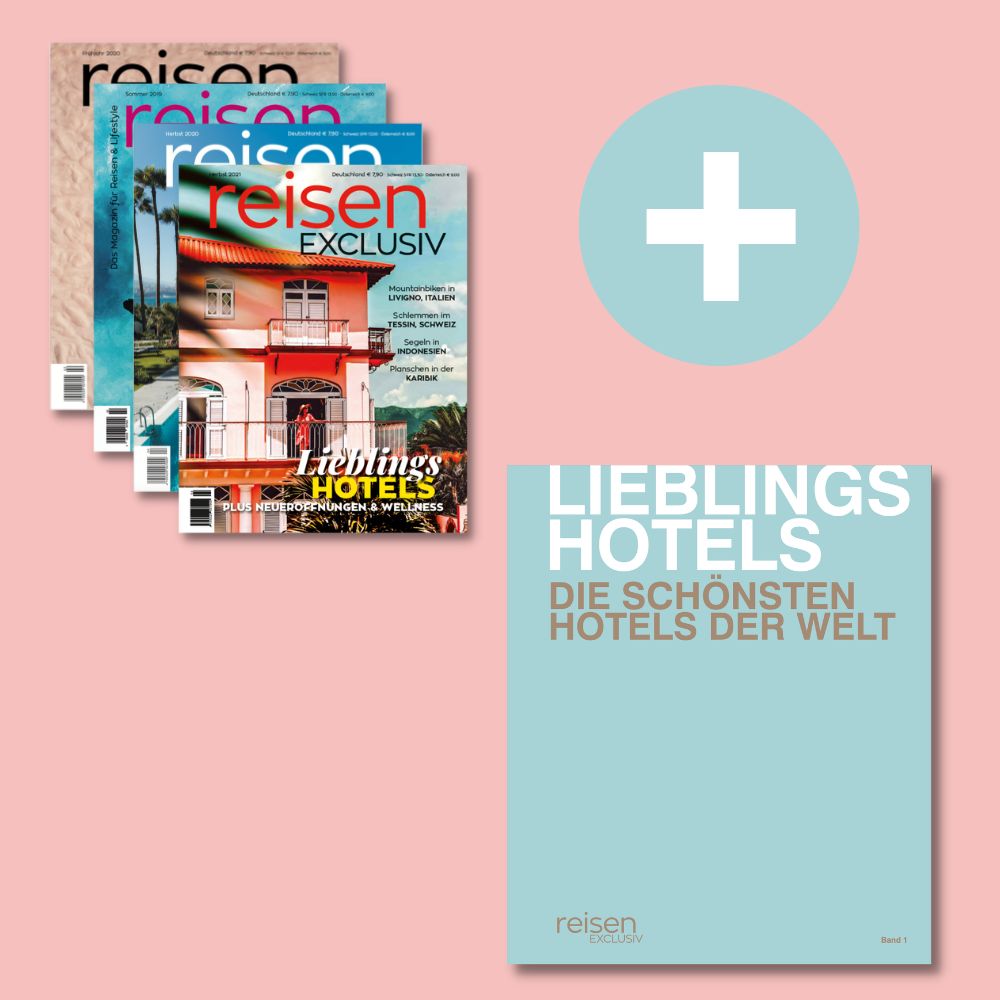 reisen EXCLUSIV Abonnement, Ihr Geschenk: Coffee-Table-Book: Lieblingshotels