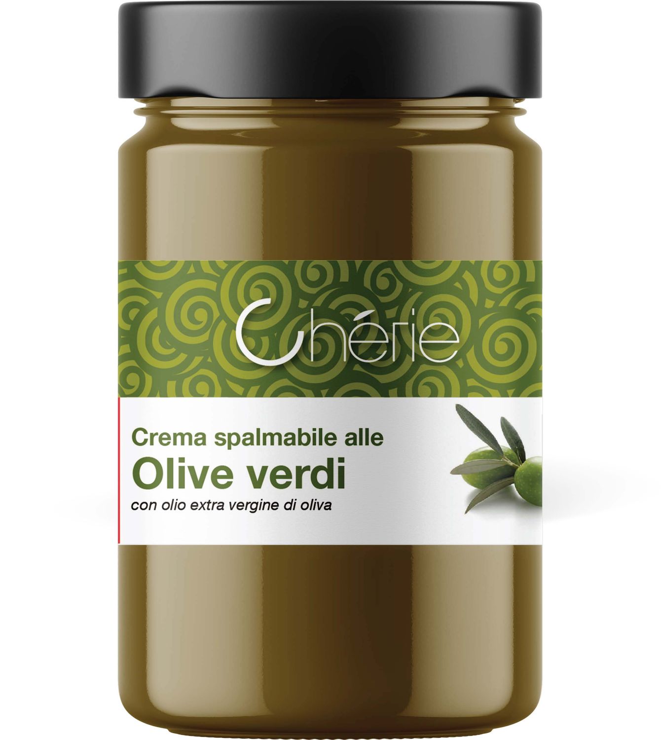 Crema Spalmabile di Olive Verdi 500gr con Olio Extravergine di Oliva